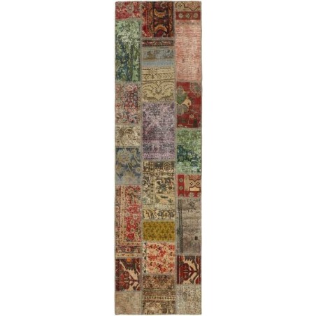tappeto persia vintage patchwork cm.73x257