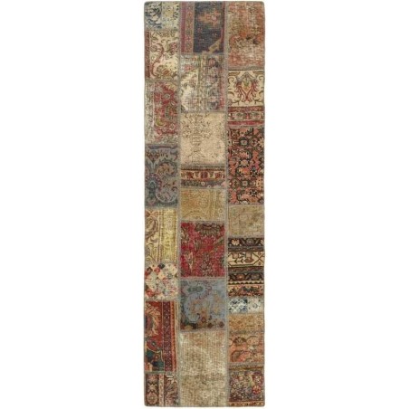 tappeto persia vintage patchwork cm.75x250