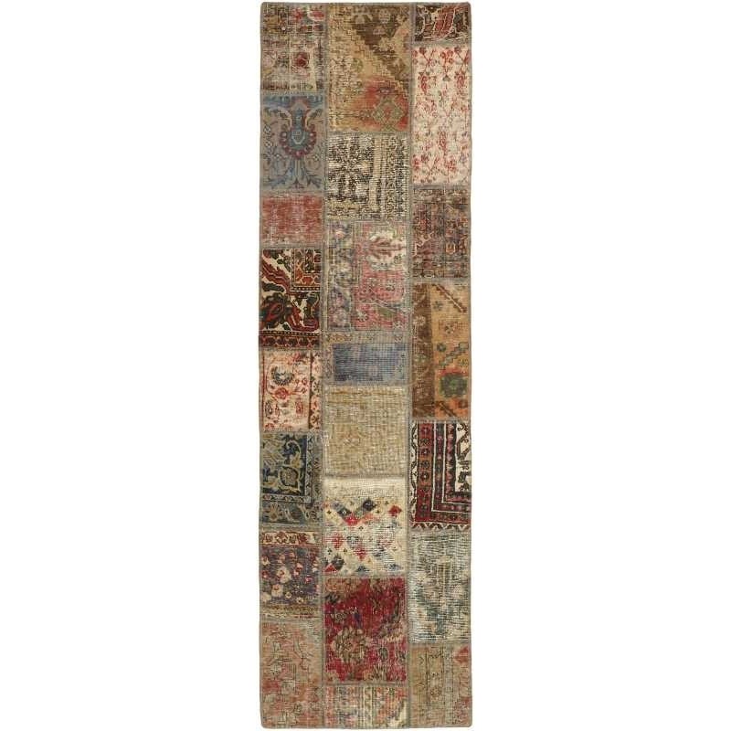 tappeto persia vintage patchwork cm.73x253