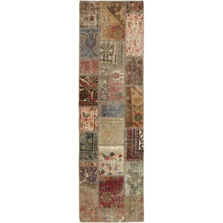 tappeto persia vintage patchwork cm.73x253