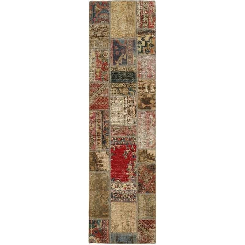 tappeto persia vintage patchwork cm.70x254