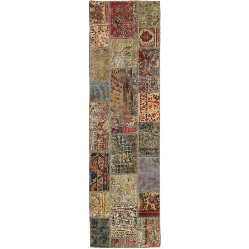 tappeto persia vintage patchwork cm.71x256