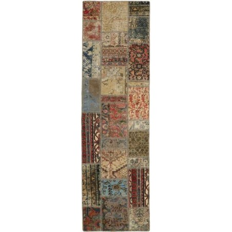 tappeto persia vintage patchwork cm.73x260