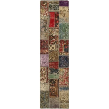 tappeto persia vintage patchwork cm.80x302