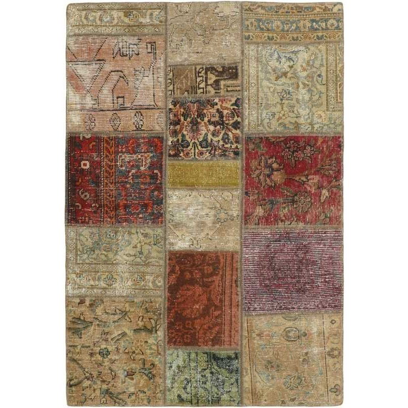 tappeto persia vintage patchwork cm.104x150