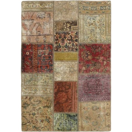 tappeto persia vintage patchwork cm.104x150