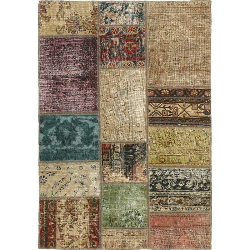 tappeto persia vintage patchwork cm.107x155