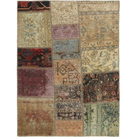 tappeto persia vintage patchwork cm.106x148
