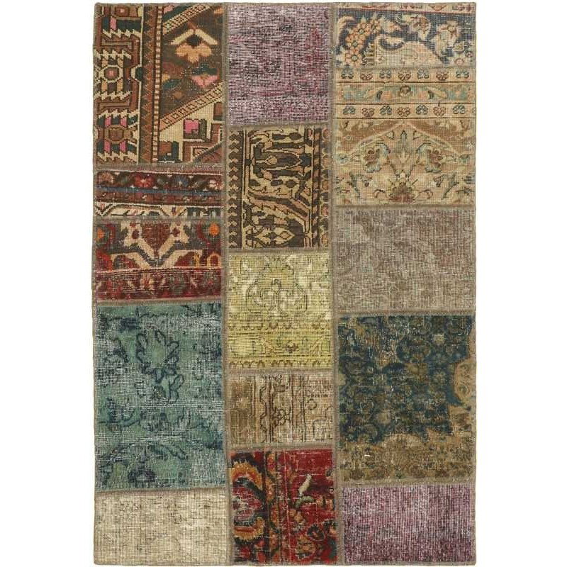 tappeto persia vintage patchwork cm.104x155