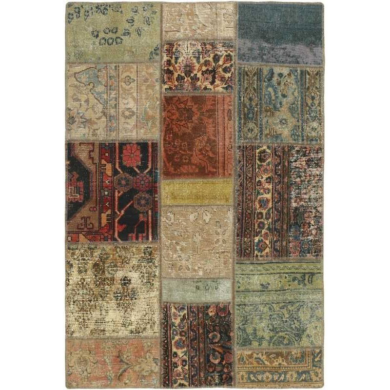 tappeto persia vintage patchwork cm.106x154