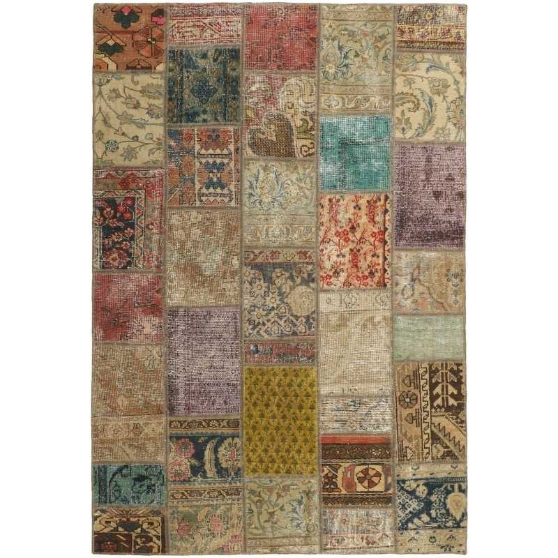 tappeto persia vintage patchwork cm.141x206