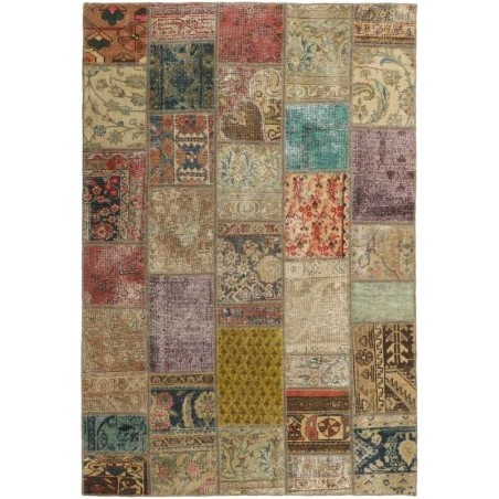 tappeto persia vintage patchwork cm.141x206