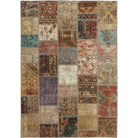 tappeto persia vintage patchwork cm.141x201