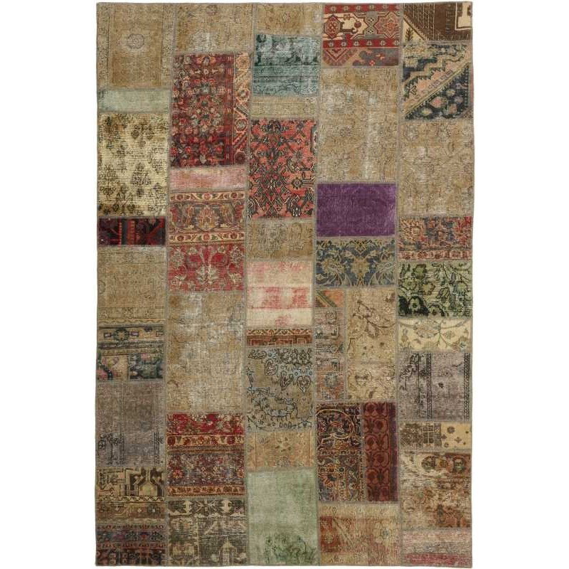 tappeto persia vintage patchwork cm.202x310