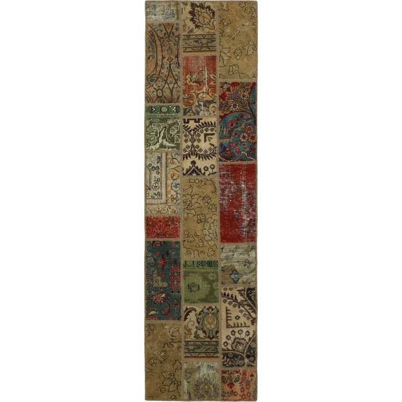 tappeto persia vintage patchwork cm.71x252