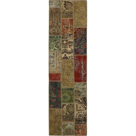 tappeto persia vintage patchwork cm.71x252