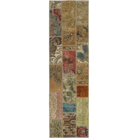 tappeto persia vintage patchwork cm.72x253