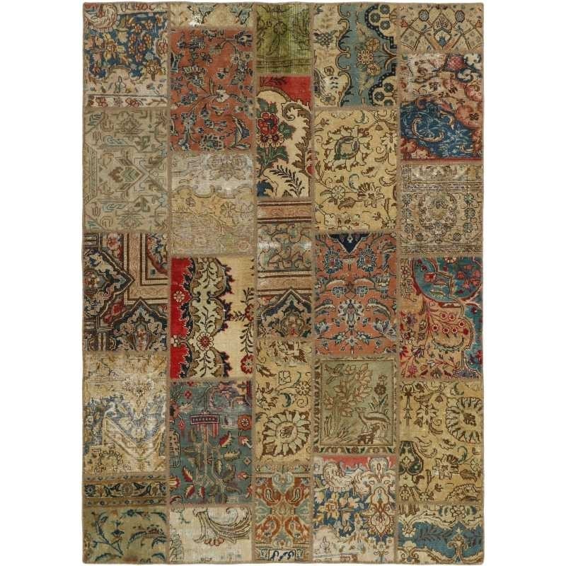 tappeto persia vintage patchwork cm.167x234