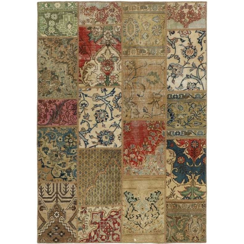 tappeto persia vintage patchwork cm.142x203