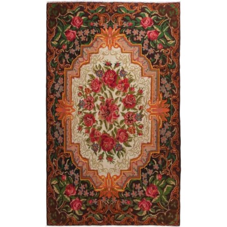 tappeto moldavia rose kelim old cm.193x307