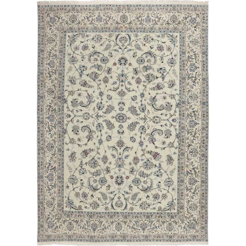 tappeto persia nain fine con seta cm.247x356
