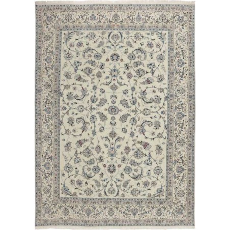 tappeto persia nain fine con seta cm.247x356