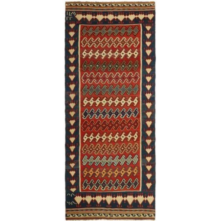 tappeto persia kelim old cm.164x393