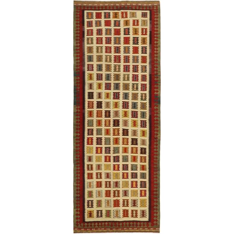 tappeto persia kelim old cm.129x320