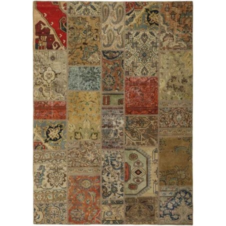 tappeto persia vintage patchwork cm.166x230