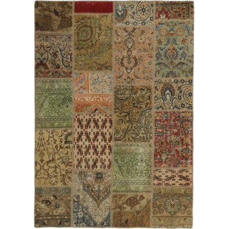 tappeto persia vintage patchwork cm.141x201
