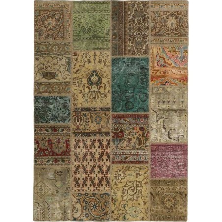 tappeto persia vintage patchwork cm.141x201