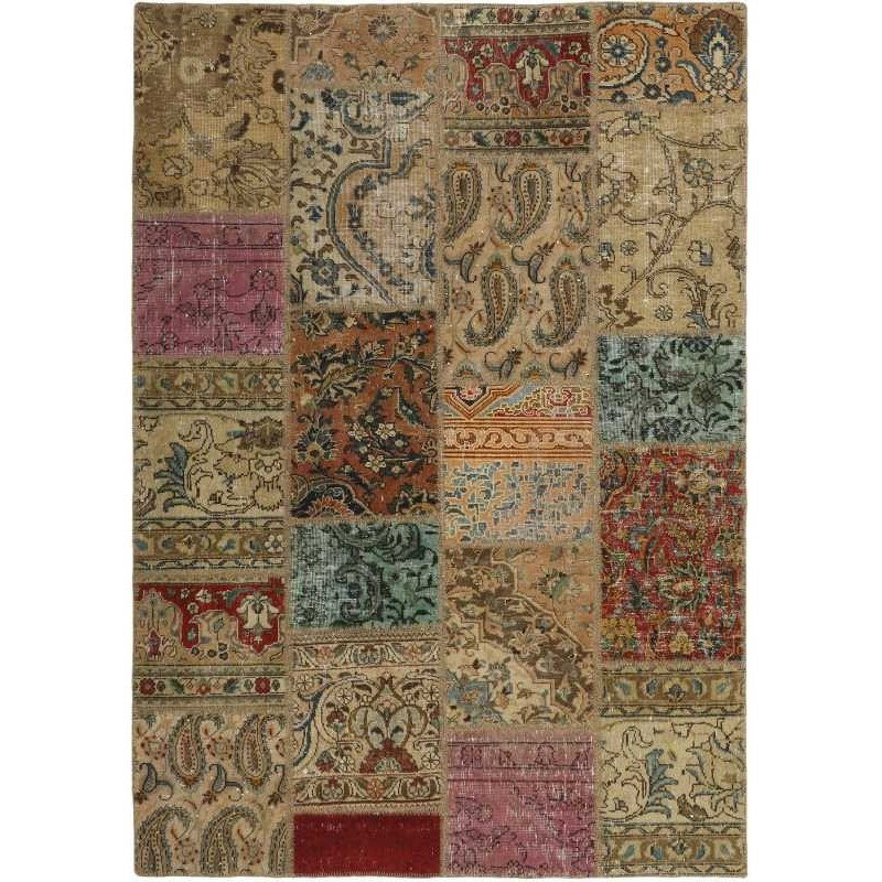 tappeto persia vintage patchwork cm.141x201