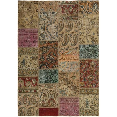 tappeto persia vintage patchwork cm.141x201