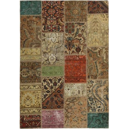 tappeto persia vintage patchwork cm.141x201