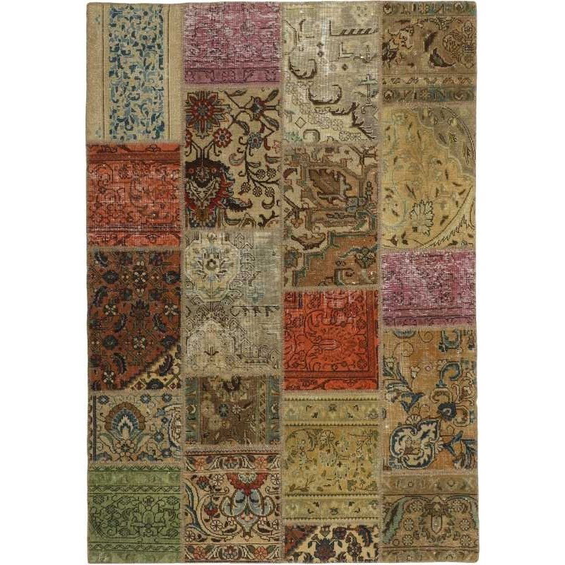 tappeto persia vintage patchwork cm.140x201