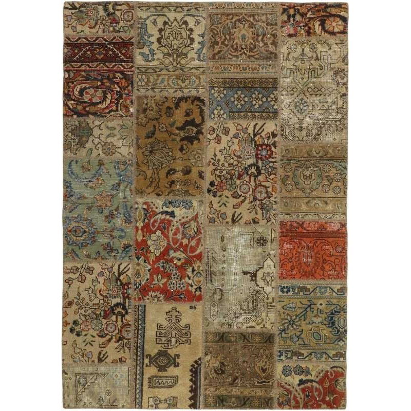 tappeto persia vintage patchwork cm.141x201