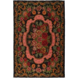 tappeto moldavia rose kelim old cm 238x346  2