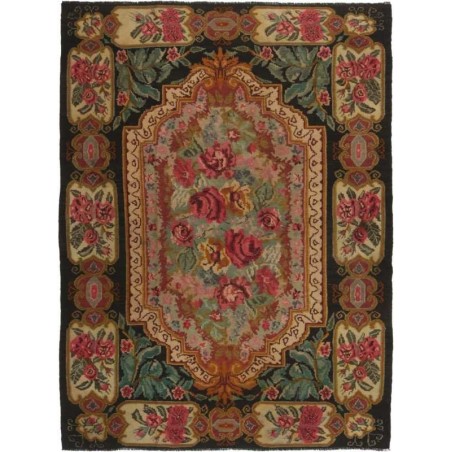 tappeto moldavia rose kelim old cm.205x281