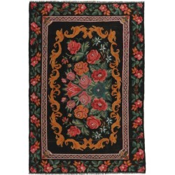 tappeto moldavia rose kelim old cm 188x274  2