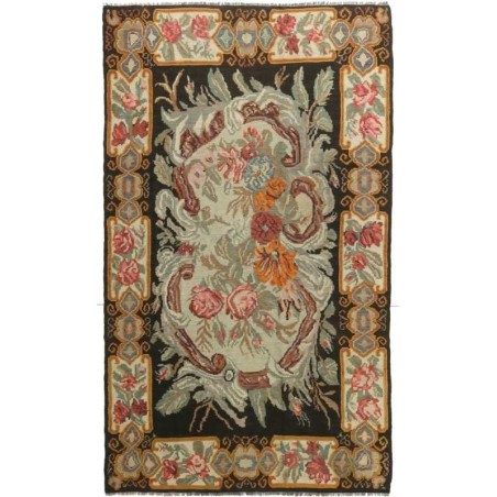 tappeto moldavia rose kelim old cm.197x335