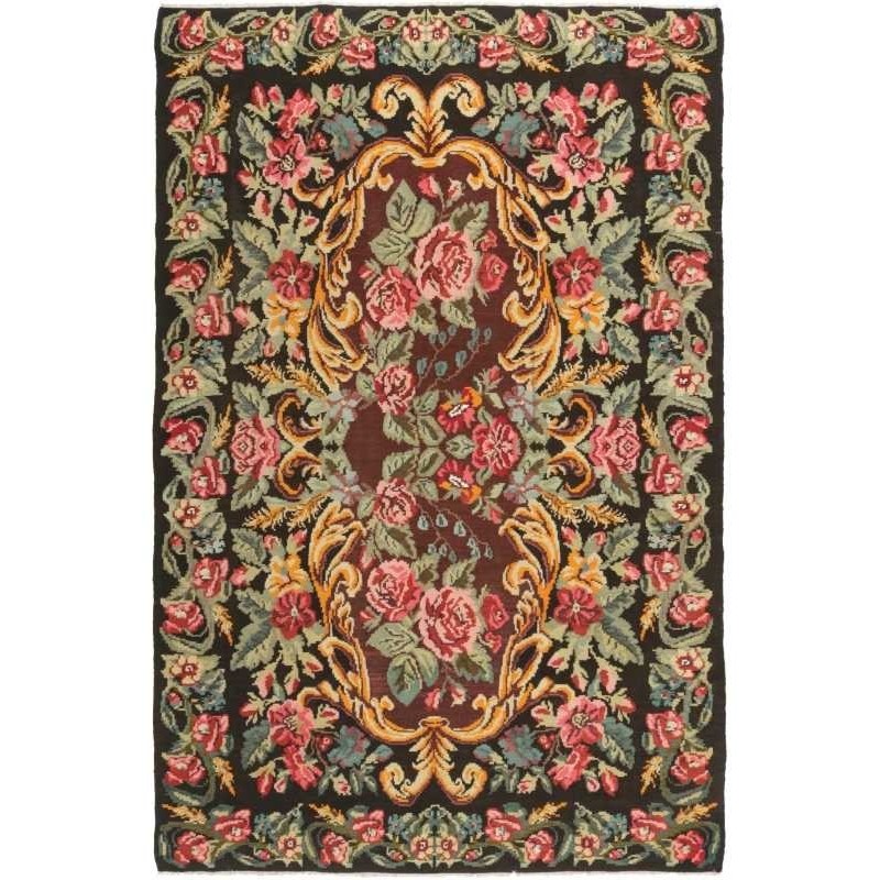 tappeto moldavia rose kelim old cm.220x335