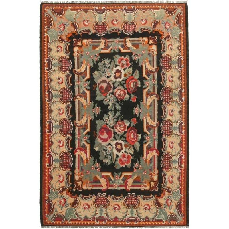 tappeto moldavia rose kelim old cm.178x276