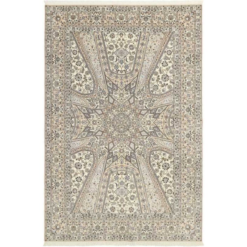 tappeto persia nain extra fine seta cm.206x303