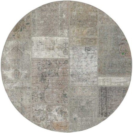 tappeto persia vintage patchwork cm.150x150