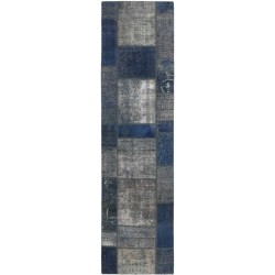 tappeto persia vintage patchwork cm 82x303  2