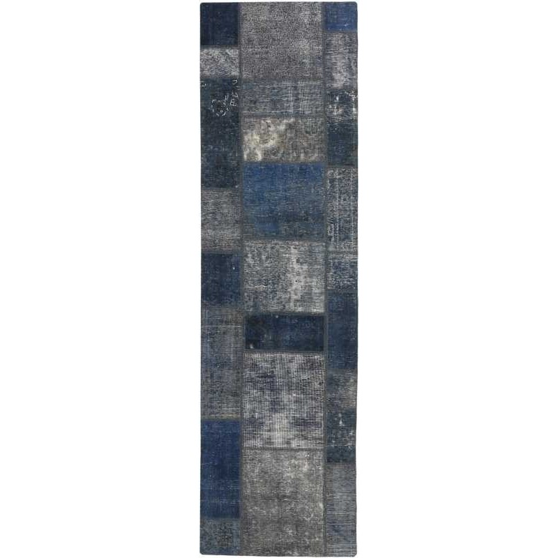 tappeto persia vintage patchwork cm.82x297