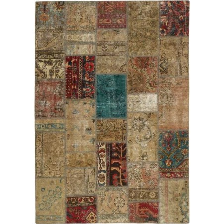 tappeto persia vintage patchwork cm.143x205