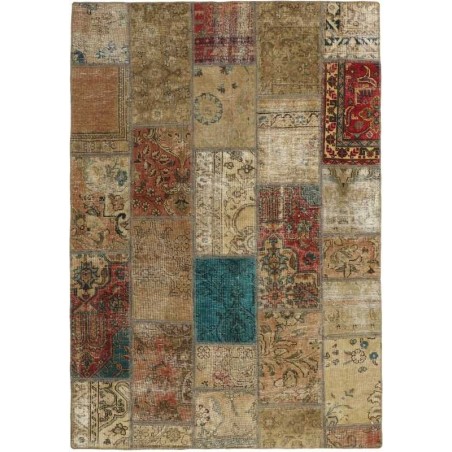 tappeto persia vintage patchwork cm.140x201