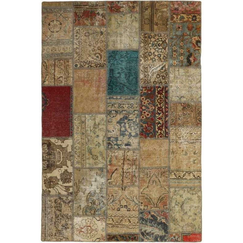 tappeto persia vintage patchwork cm.141x207