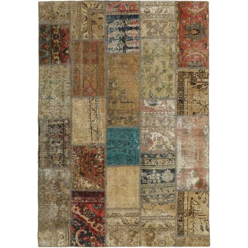 tappeto persia vintage patchwork cm.141x198